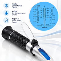 AdBlue ve Antifriz Refraktometresi – Etilen Glikol Ölçer
