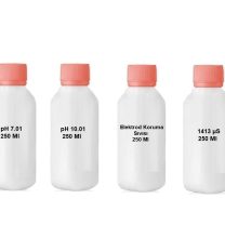 pH 4.01-7.01-10.01 – Elektrod Koruma-1413 İletkenlik- Saf Su (Distile Su) Kalibrasyon Sıvısı 250 Ml