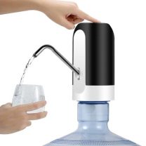 Tekno İstanbul Elektrikli Şarjlı Damacana Su Pompası Siyah