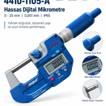 Dasqua 4410-1105-A Dijital Mikrometre 0-25 mm
