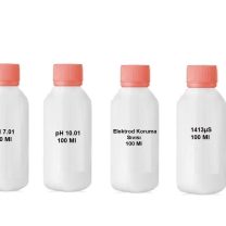 pH 4.01-7.01-10.01 – Elektrod Koruma-1413 İletkenlik- Saf Su (Distile Su) Kalibrasyon Sıvısı 100 Ml