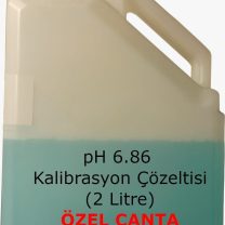Tekno İstanbul Ph 6.86 Kalibrasyon Çözeltisi 2 Litre Özel Çanta Bidon