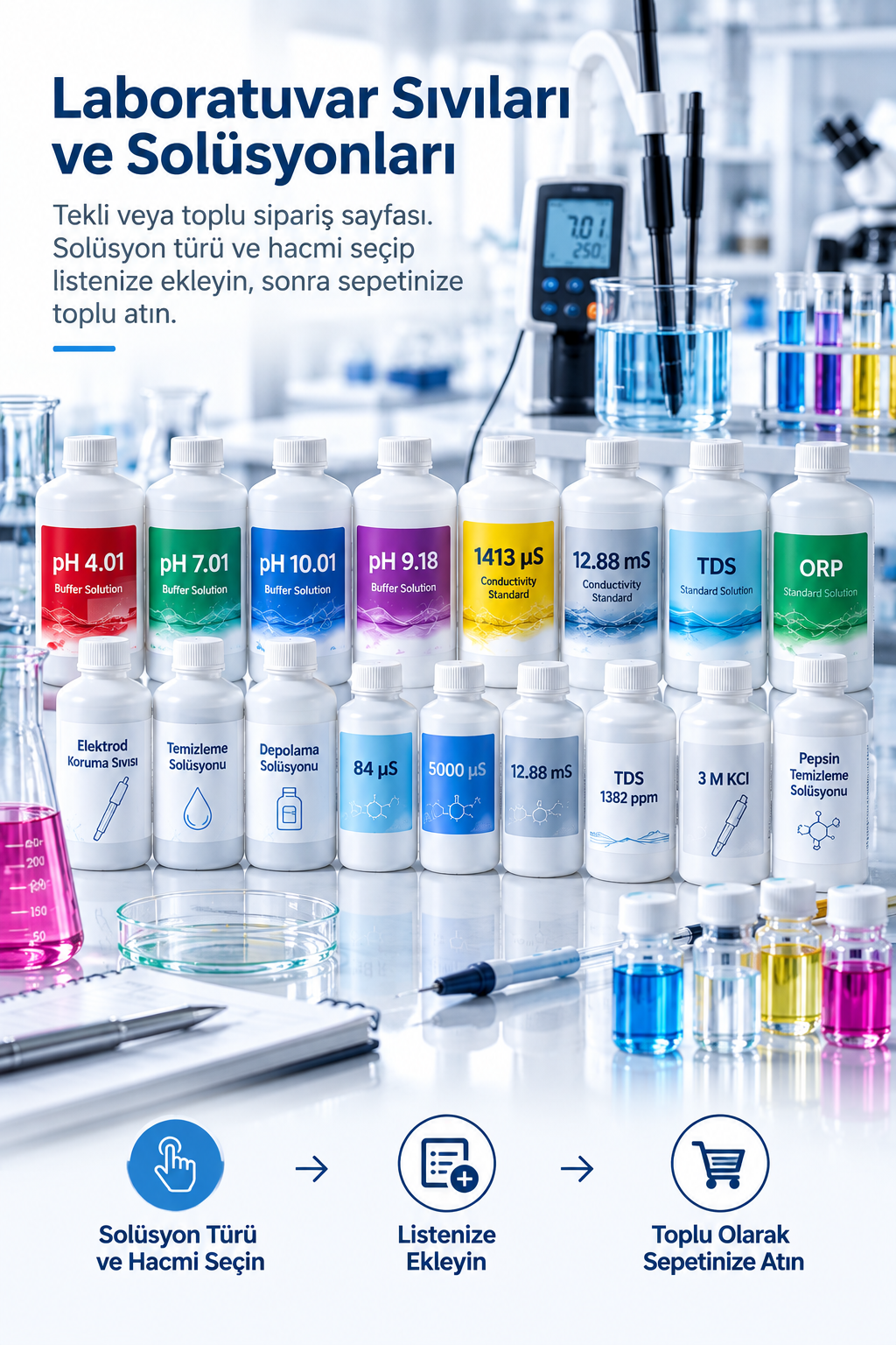 Laboratuvar Sıvıları ve Solüsyonları