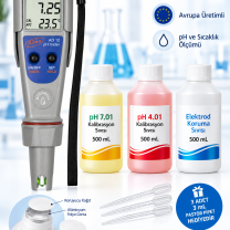 ADWA AD12 pH Metre – 4’lü Set