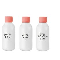 pH 4.01 – 7.01 Saf Su Distile Su Kalibrasyon Sıvıları 2 Litre