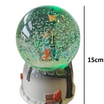 Müzikli ve Işık Ambiyanslı Kar Küresi (15cm x 10cm)