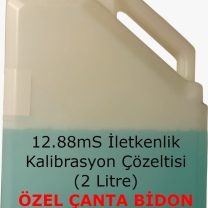 Tekno İstanbul 12.88 Ms Iletkenlik Kalibrasyon Çözeltisi 2 Litre Özel Çanta Bidon