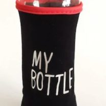 Tekno Istanbul Cam Matara Kadife Kılıf Kristal Kapak My Bottle 600 ml -mtr80920