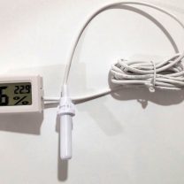 Tekno İstanbul Sıcaklık Nem Ölçer Higrometre Problu Mini Ctd 12E Dijital Termometre TPM-30